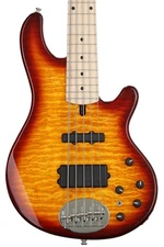 Lakland Skyline 55-02 Deluxe Bass Guitar - Honey Burst with Maple Fingerboard