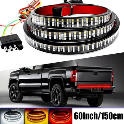 #ad #ad 60in For Chevy Silverado 3Row 6Function LED Strip Rear Tailgate Light Bar #G12 $16.97