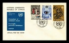 Dr Jim Stamps Cyprus 1976 International Events 3V Set First Day Cover