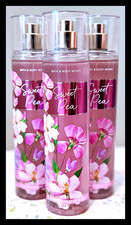 Bath  Body Works Sweet Pea 8 fl oz Fine Fragrance Mist Spray x3
