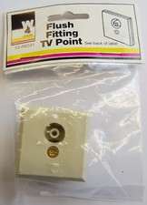 W4 Caravan Motorhome Boat Flush Fitting square TV aerial Point Beige 8541
