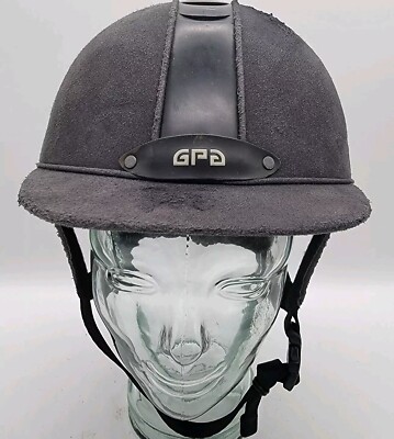GPA6 Titium 7 1/8 Pre Owned Equestrian Helmet Black