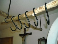 Hakenset 5 St. S-Haken geschmiedet f. Ofenstangen