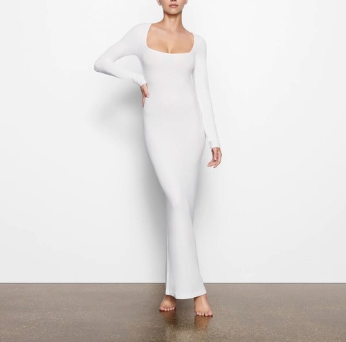 long sleeve lounge dress