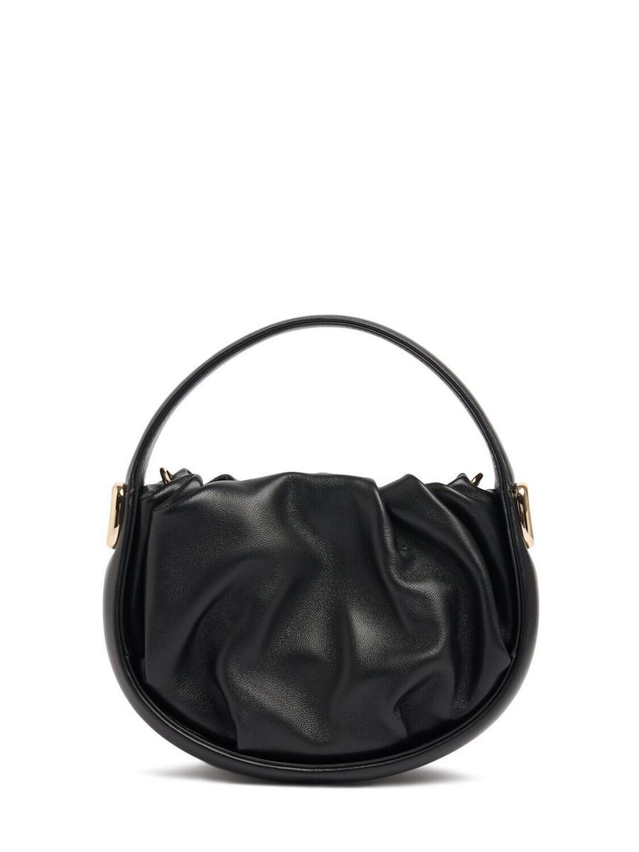 バッグ・カバンその他 ROGER VIVIER Viv' Choc black leather hobo bag ROGER VIVIER Viv Choc Royal Mini Black Leather Hobo New | eBay