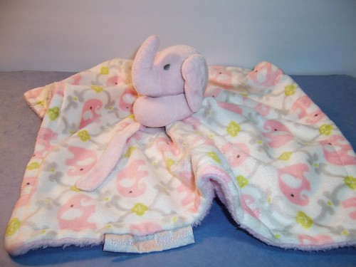 SECURITY Decken and Beyond Elefanten rosa grau grün Baby Mädchen PACI HALTER EX - Bild 2 von 5