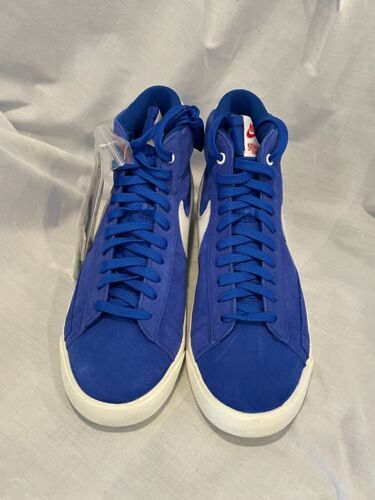 Nike Blazer Mid QS Stranger Things Mens 11 Game Royal White Sail CK1906 400 - Picture 2 of 9