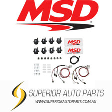 MSD Ignition Coil - Smart - Big Wire Kit - Bl...