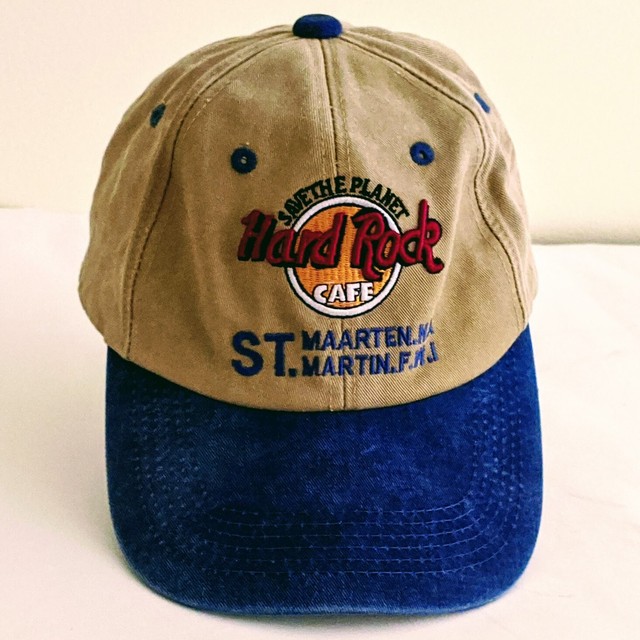 VTG HARD ROCK CAFE ST MAARTEN/MARTIN Save The Beige Blue