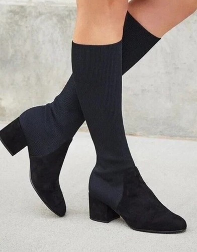 Eileen Fisher kniehochster Stiefel für Damen schwarz, Größe: 9 M - Bild 3 von 4