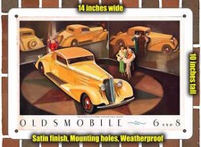 Metal Sign - 1933 Oldsmobile Sign Variant 3 Metal Sign - 1933 Oldsmobile Sign Variant 3