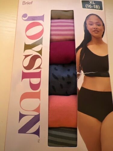 Joyspun ~ 6-Pair Women's Seamless Brief Underwear Panties Polyester Blend ~ XL