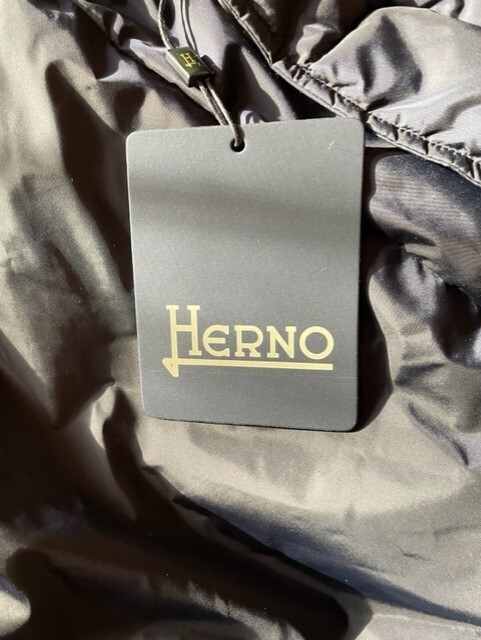New Herno Mens Polar-Tech Jacket Down Puffer Blue 58