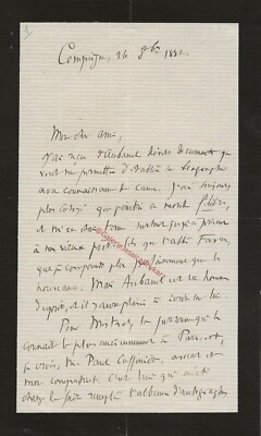 [BAUDELAIRE] TROUBAT (Jules Simon), französischer Literat, (1836-1914)