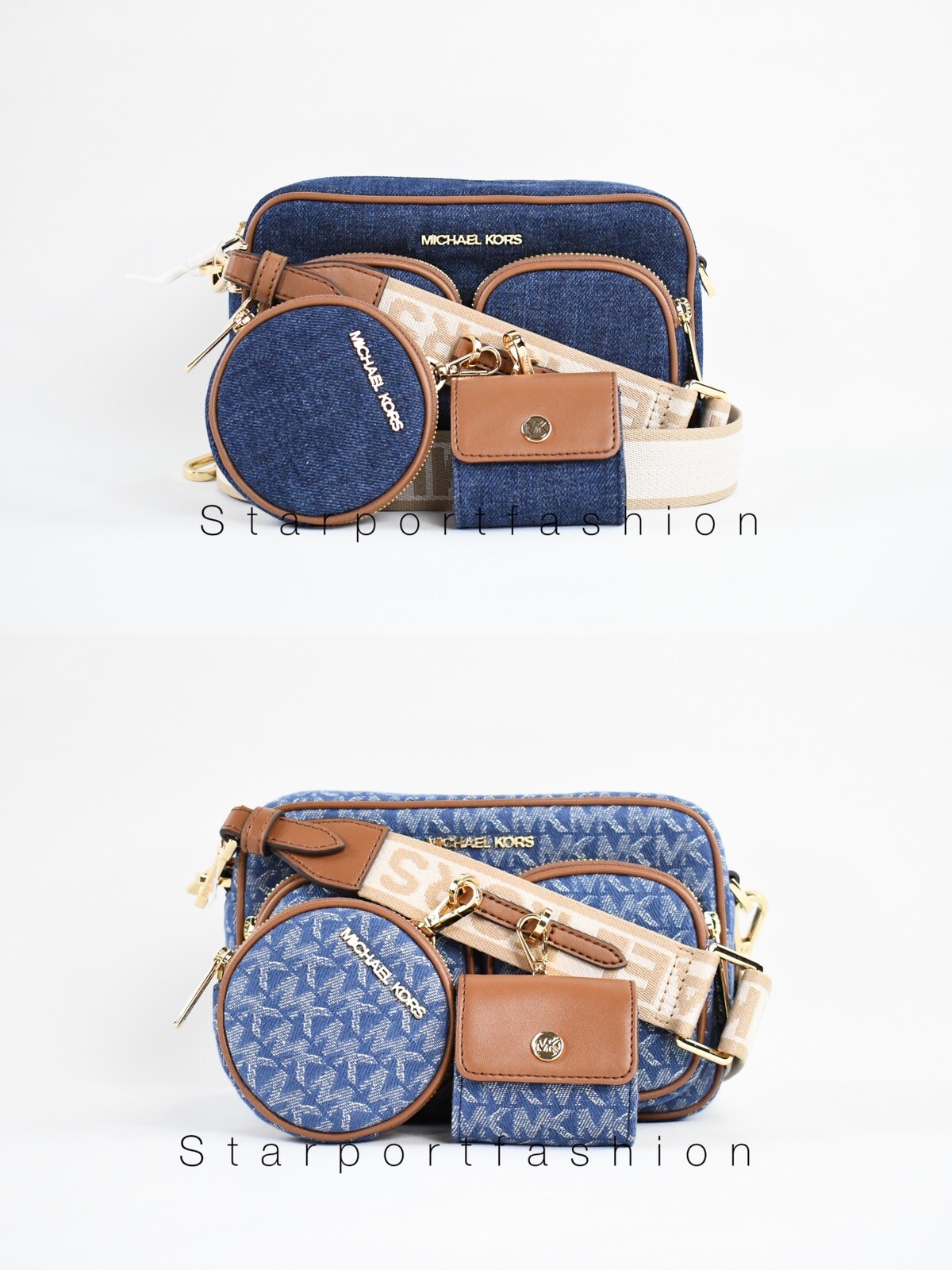 Top 58+ imagen michael kors crossbody bag with coin purse