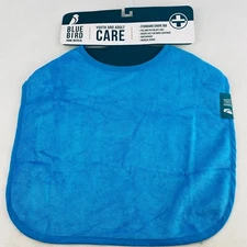 Unisex Youth & Adult Adaptive Bib Teal Blue Standard Shape Adjustable Waterproof
