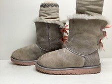  U1 VTG WOMENS UGG AUSTRALIA WINTER SUEDE GRAYISH BOOTS SIZE 7