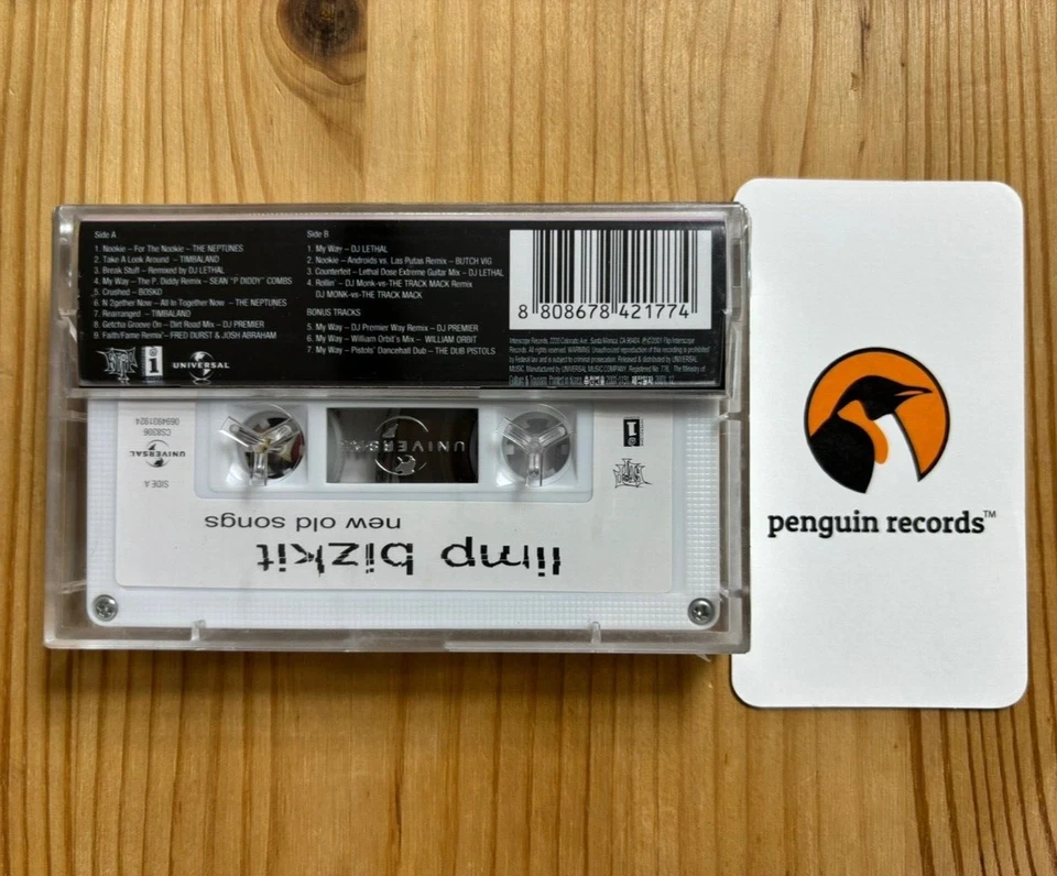 LIMP BIZKIT - NEW OLD SONGS CASSETTE TAPE KOREA EDITION BRAND NEW SEALED - Image 4 of 4