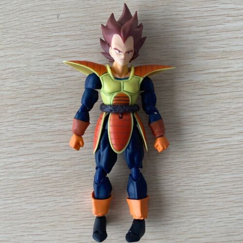 Neu Dragon Ball Z Vegeta Battle Dress 6 Zoll Actionfigur Statue Spielzeugkiste Set - Bild 4 von 12