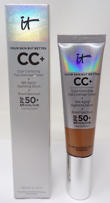 it Cosmetics CC + Full Coverage Cream SPF 50 Neutral Rich 1.08fl oz/32ml