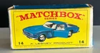 Matchbox Lesney No 14 ISO Grifo  Empty Repro E Style Box*