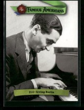 2021 Historic Autographs Famous Americans #214 Irving Berlin