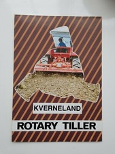 KVERNELAND ROTARY TILLER SALES BROCHURE 