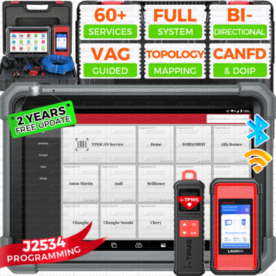 LAUNCH X431 PRO3S V+ 5.0 ELITE PRO5 Car Diagnostic Tool J2534 Pr0gramming Coding
