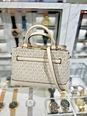 Michael Kors Reed Small CZ Belted Charm Crossbody Satchel Michael Kors Reed Small CZ Belted Charm Crossbody Satchel