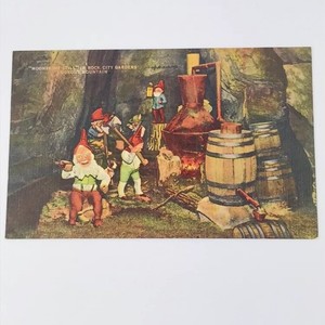 Vintage Moonshine Still Dwarfs Fairyland Caverns Rock City Lookout Mountain Ebay