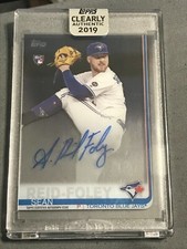 2019 Topps Clearly Authentic Autographs #CAASR Sean Reid-Foley RC blue jay! kc39