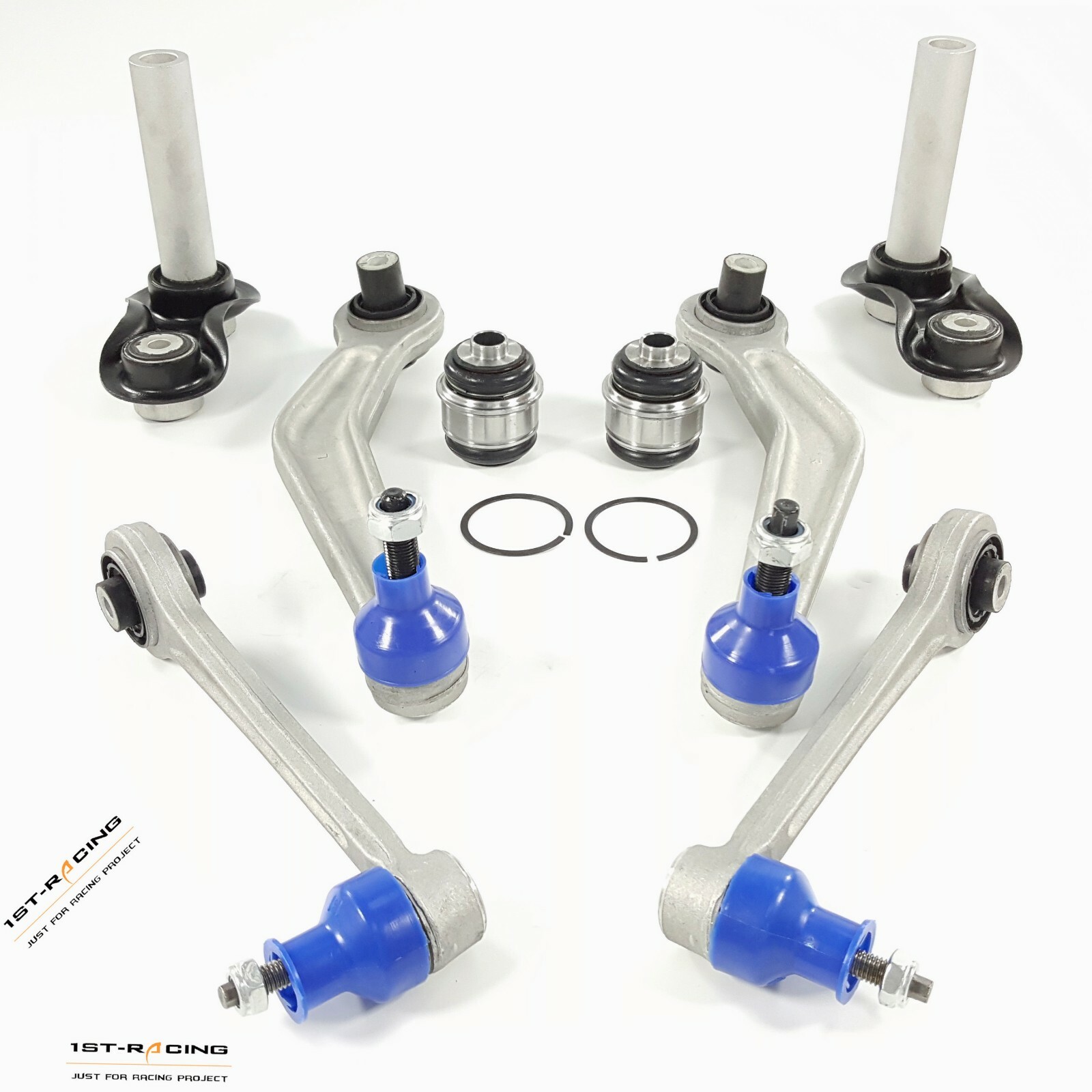 Rear Upper Rearward Control Arms With Ball Joints For BMW 5 & 7 Series | Detroit Axle Kit, 10-Year Warranty