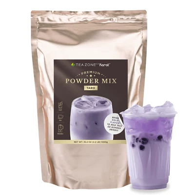 Tea Zone Taro Powder/Taro Tea Powder (2.2 lbs, P1065) for Taro Milk Tea-Taiwan
