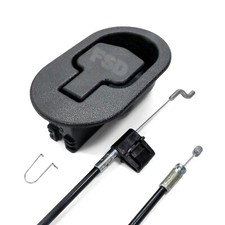 Silla reclinable de plástico negro, juego de palanca de gatillo de repuesto para sofá y cables