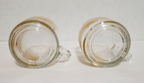 Vintage Libbey glasses Golden Wheat Glass Mug lot of 2 - Picture 6 of 6