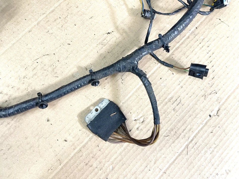 BMW X5 E53 2003 AWD 3,0 lado izquierdo del conductor compartimento del motor faro arnés de cableado OEM Foto 4 de 4