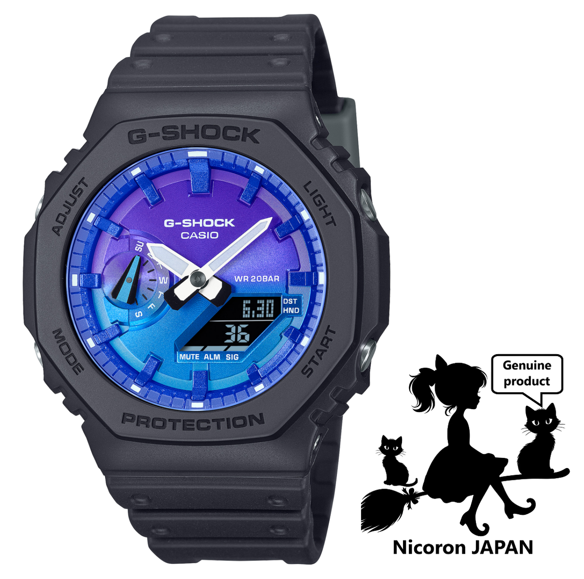 CASIO G-SHOCK Men's Watch GA-2100FL-1AJF ANALOG-DIGITAL Flame