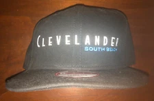 CLEVELANDER SOUTH BEACH BASEBALL STYLE HAT MADE BY 9FIFTY ADJUSTABLE NEVER WORN