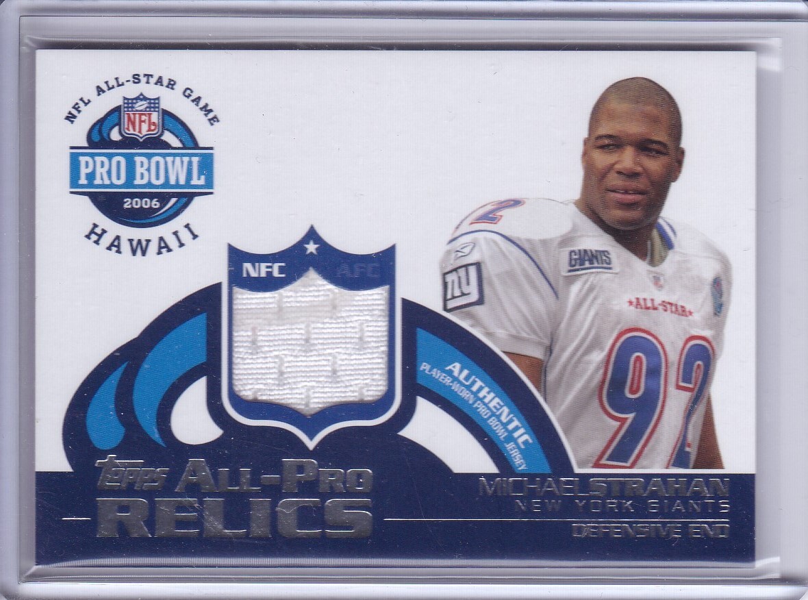 Michael Strahan 2006 Topps All-Pro Relics Card AP-MST