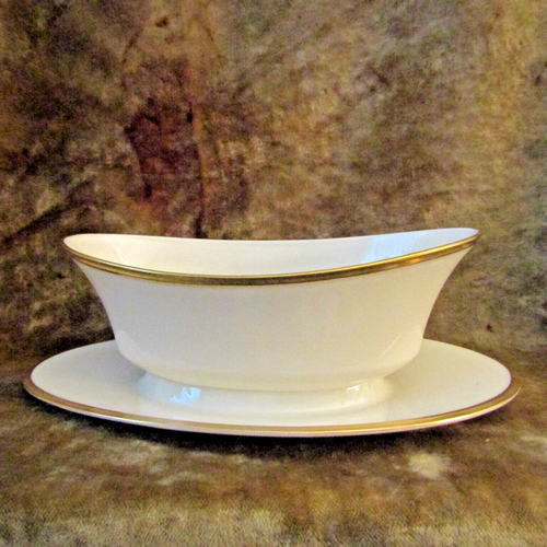 LENOX ETERNAL Gravy Boat W/Underplate/1st Quality eBay