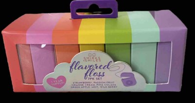 SMIRKS & SMILES FLAVORED FLOSS - 7 PACK 1 YEAR SUPPLY