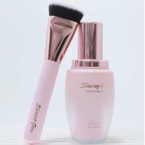 Shining Glow Luminous BB Cream Sunshine Beige 30 ml SPF30 PA +++ y cepillo coreano - Imagen 5 de 19