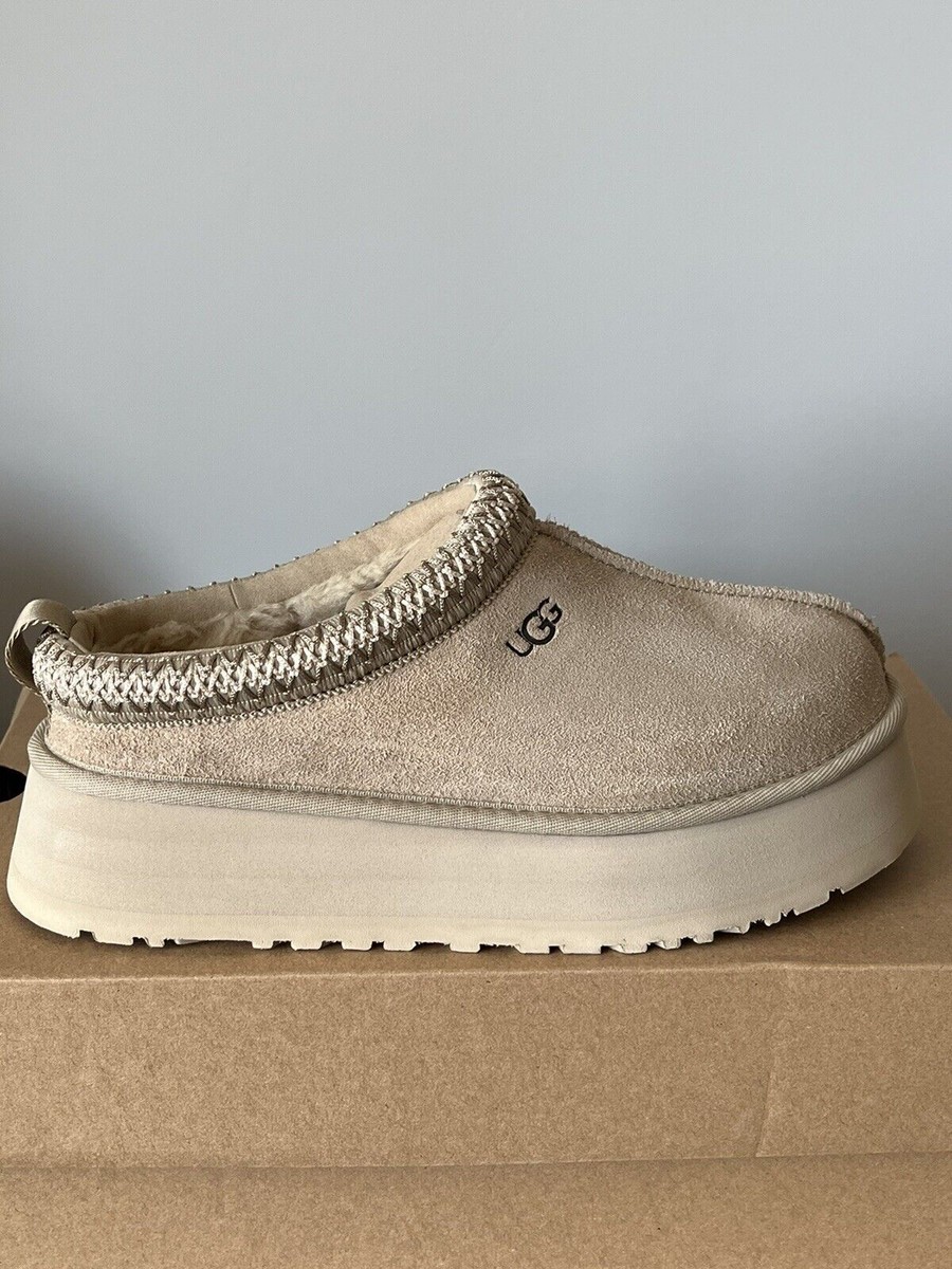 UGG Tazz Platform Slippers Mustard Seed, Chestnut and Black UGG Tazz Platform Slippers Mustard Seed, Chestnut and Black