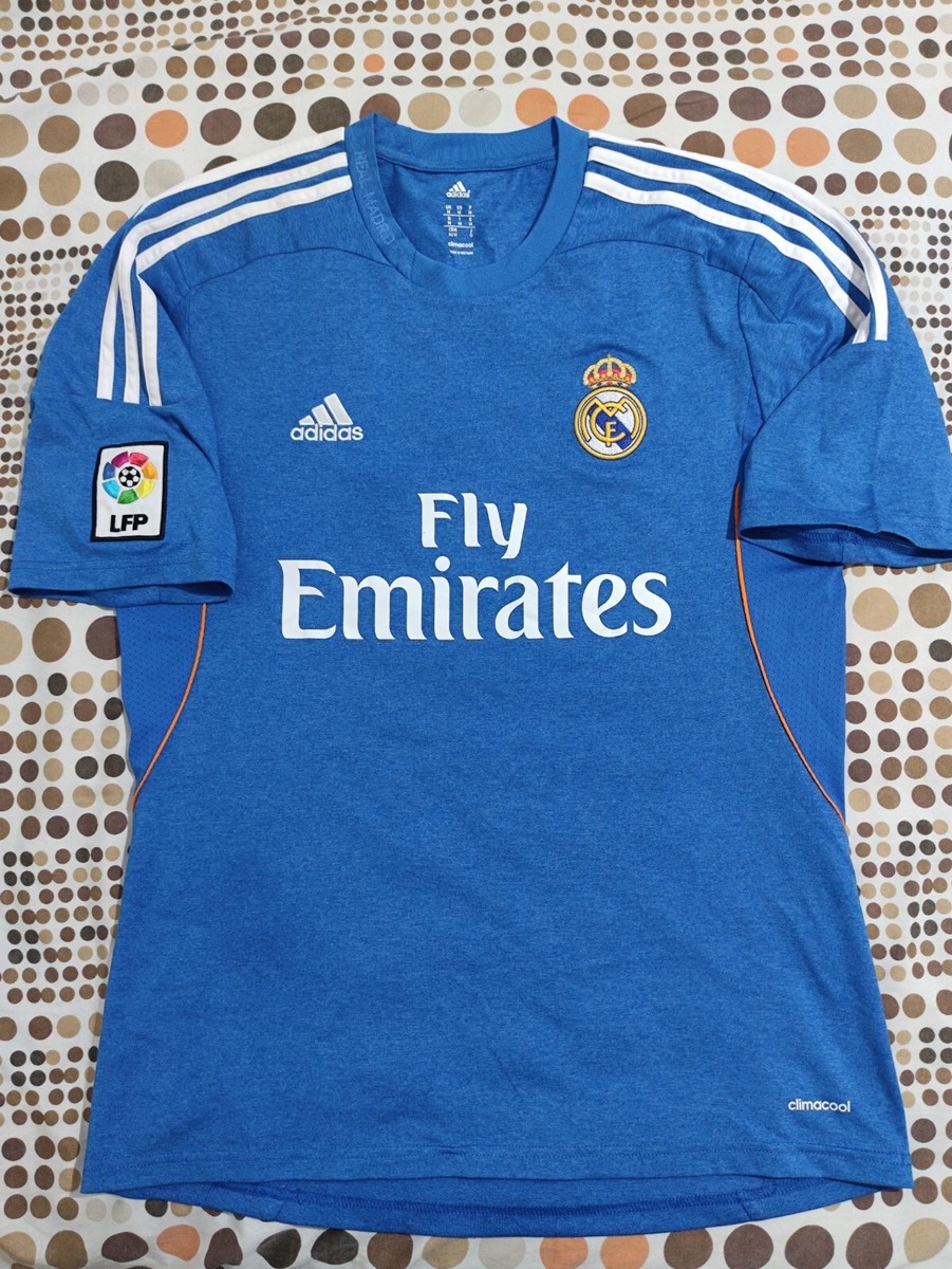 Benzema #9 Real Madrid 2013 2014 Away Football Shirt Adidas Soccer