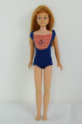 SKIPPER Vintage Barbie Sister Doll Red Hair Malibu Bendable Legs
