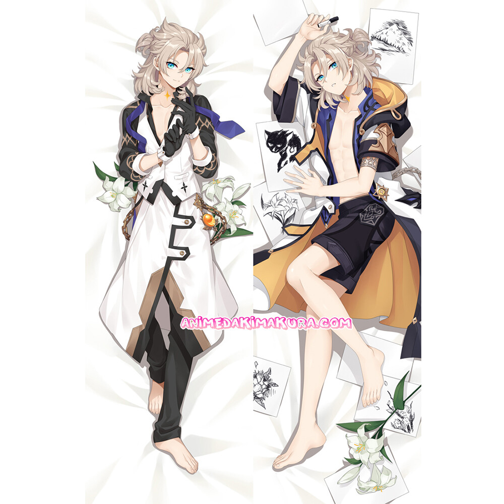 原神 Genshin Impact Albedo Hugging Body Pillow Cover Case | eBay
