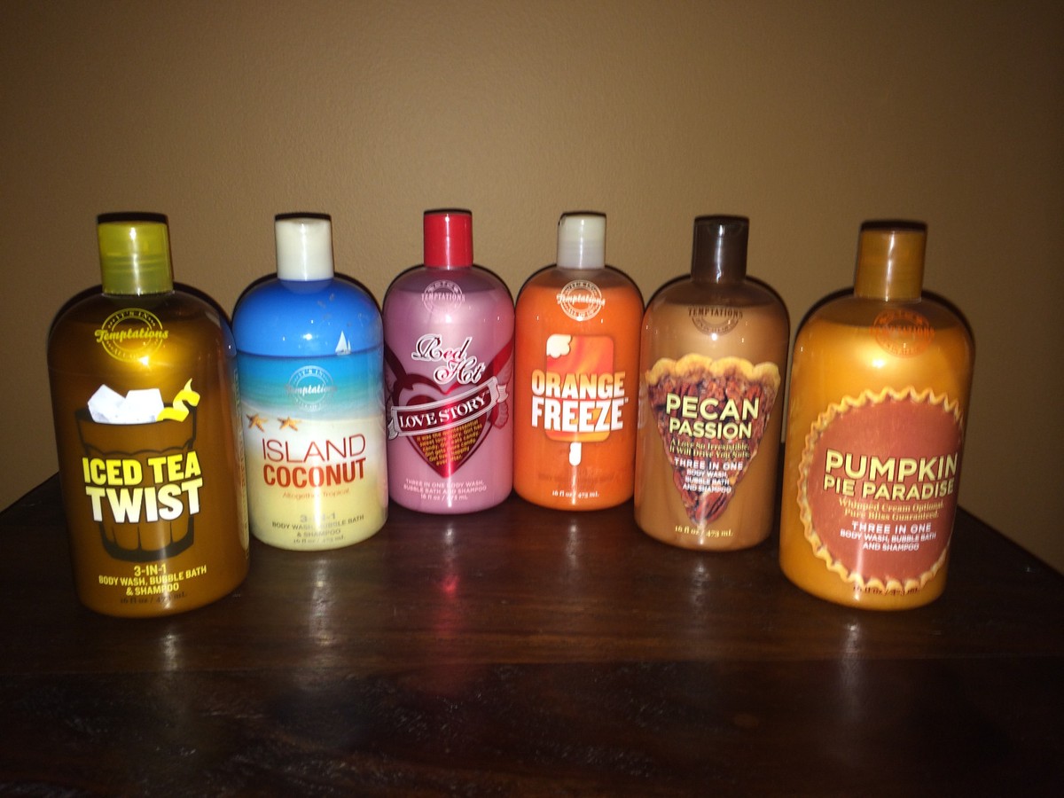 Bath & Body Works Temptations 3-in-1 body wash, bubble bath, and