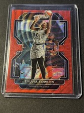 2022 Panini Prizm WNBA RUBY RED WAVE PRIZM #26 Sylvia Fowles - Minnesota Lynx