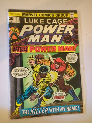 Luke Cage,Power Man Battles Power Man - The Killer With My Name Issue 21  (FA14)