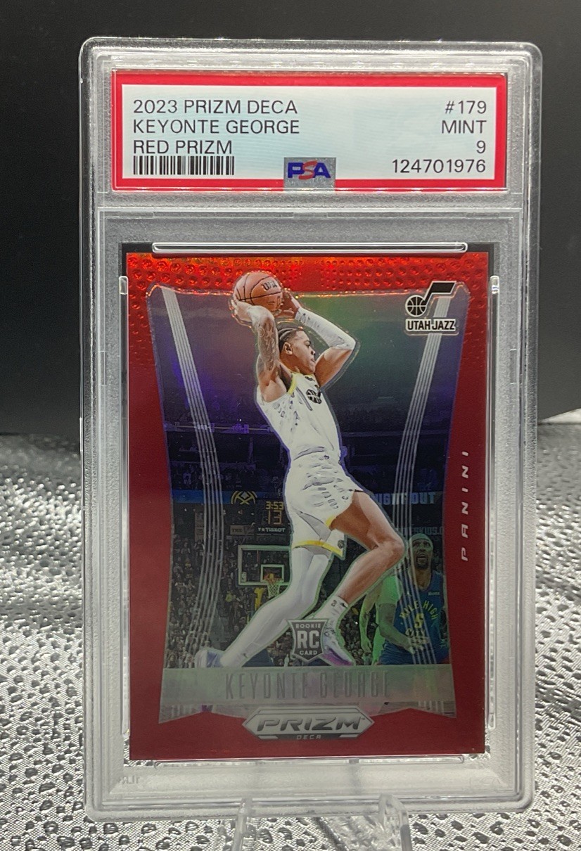 2023-24 Panini Prizm Deca - Keyonte George #179 Red Prizm /199 (RC)